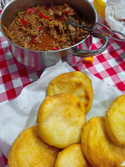 baked potatoes with rosemary