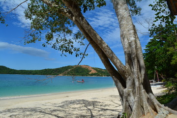 Beautiful beach off the coast of Kota Belud