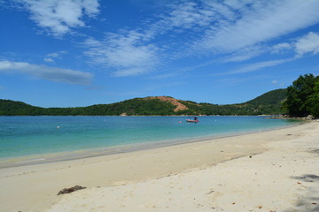 Beautiful beach off the coast of Kota Belud