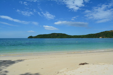 Beautiful beach off the coast of Kota Belud