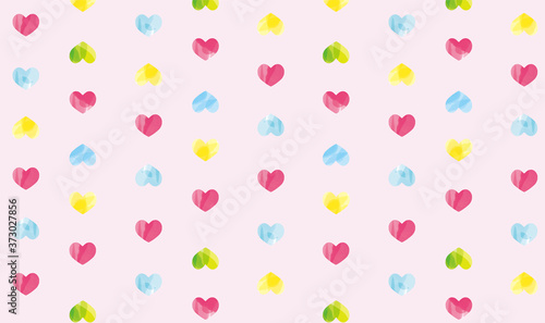 可愛いハートの背景素材 Wall Mural Accessory Accessory Wallpaper Murals ヨーグル
