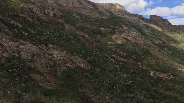 Beautiful landscape around Lamoille Canyon