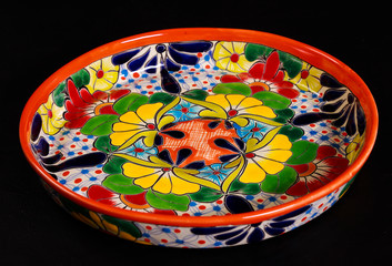colorful ceramic bowl