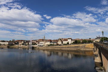 Bergerac city, France, Perigor purple region