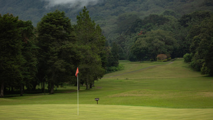Obraz premium Amazing view of the golf course