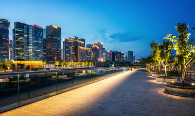 Concept of urban construction office in construction business district