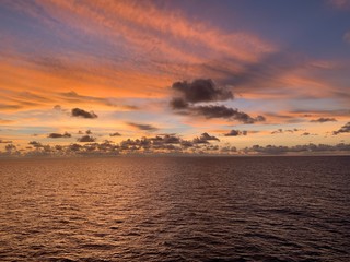 colorful clouds during evening time