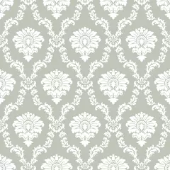 Deurstickers Seamless vintage damask wallpaper pattern © malkani