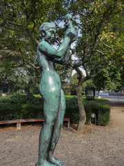 Venus With The Apple Sculpture. Svendborg, Denmark. October 02, 2011 © Iliana