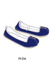 Korean Traditional Shoes illustration