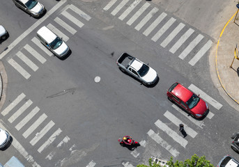 car traffic in the city
