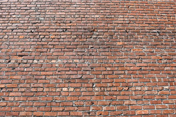 Naklejka premium Brick wall downtown Portland, OR.