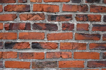 Obraz premium Brick wall downtown Portland, OR.