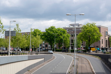 Fototapeta na wymiar Highway S100 The Mauritskade At Amsterdam The Netherlands 15 May 2020