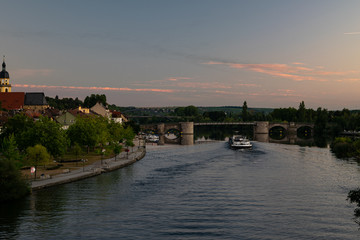 Fototapeta premium The old River Main at Morning 