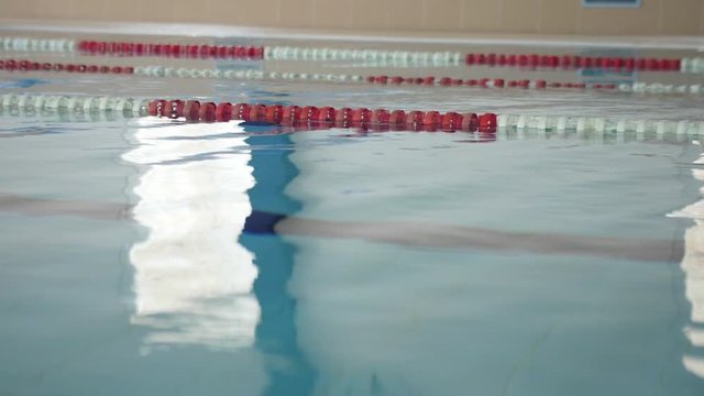 water in an Olympic pool