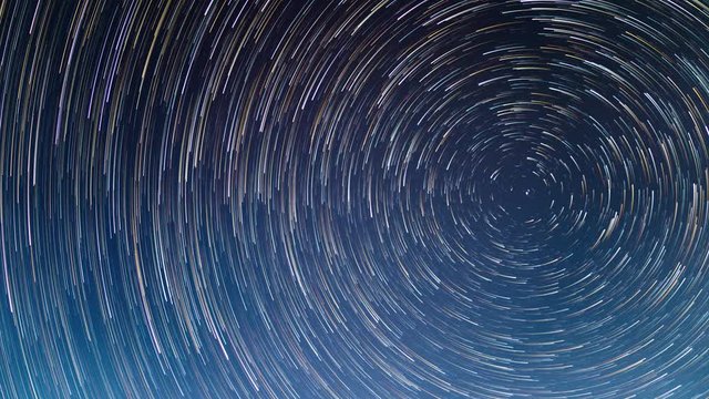 Star trails time lapse 