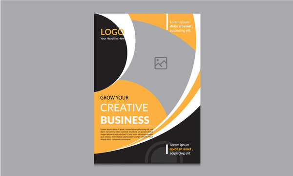 Creative corporate business flyer template design