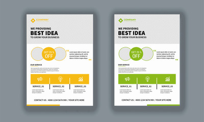 Flyer Template Layout Design.Flyer, Report, Catalog, Creative Modern Business Flyer Template, Corporate Business Flyer V11