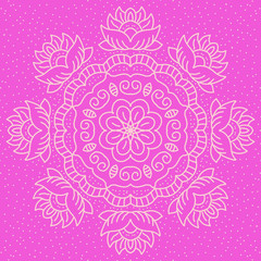 mandala colorful vintage art, ancient Indian vedic background design, old painting texture with multiple mathematical shapes. illustration