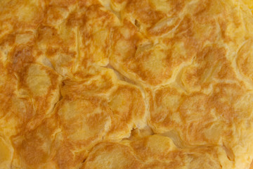 Textura de tortilla de patatas