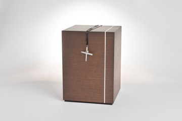 Cremation Urn for Ashes isolated