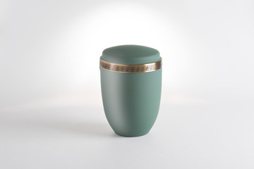Cremation Urn for Ashes isolated