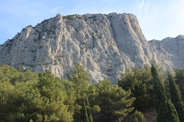 Yalta beautiful views of Mount Ai-petri