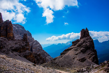 peaks of the Dolomites seven