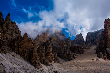 peaks of the Dolomites nine