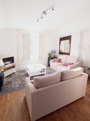Interior of newly refurbished and renovated house