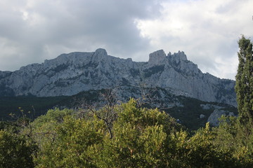 Yalta beautiful views of Mount Ai-petri
