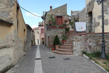 Fototapeta na wymiar Chianche - Vicoli del borgo