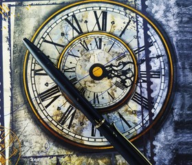 Fototapeta na wymiar astronomical clock in prague