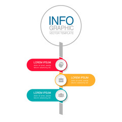 Vector infographic template with 3 steps or options. Data presentation, business concept design for web, brochure, diagram.