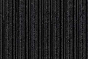 Modern black stone wall with stripes texture and seamless background