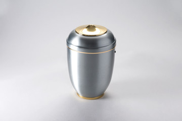 Cremation Urn for Ashes isolated