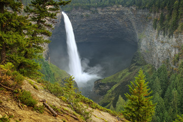 Helmcken Falls on Murtle River in Wells Gray Provincial Park, British Columbia, Canada