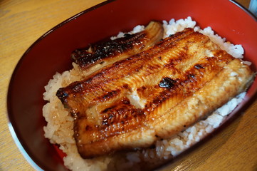 grilled eel rice bowl
