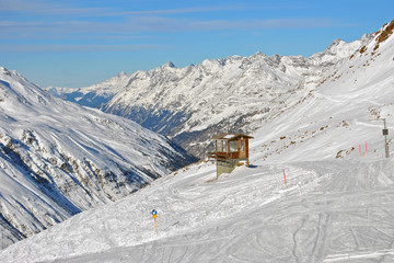Obergurgl Hochgurgl Otztal Ski resort in the Western Tyrol Austrian Alps Austria