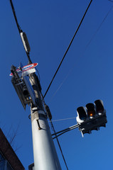 Obraz premium high voltage power line