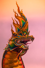 Wat Phra That Nong Bua-Ubon Ratchathani:June 2,2020,the atmosphere inside an important religious...