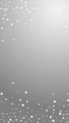 Random falling stars Christmas background. Subtle 