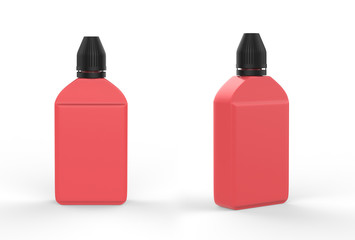 Editable  dropper bottle and cap. Contains accurate mesh to wrap your design with envelope distortion. 3d illustration