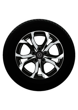 Car Tyre Vector