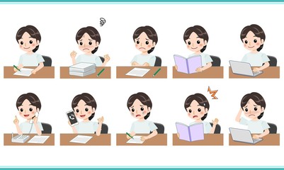 清楚な服装をした若い女性