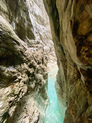 Garmisch Partenkirchen Höllentalklamm on the way to the Zugspitze