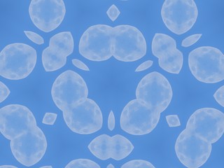 Illustration of an abstract colorful geometric background with beautiful patterns. Kaleidoscope art