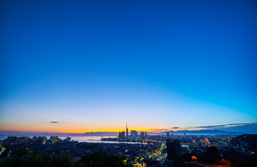 Fototapeta premium 都市風景 福岡市