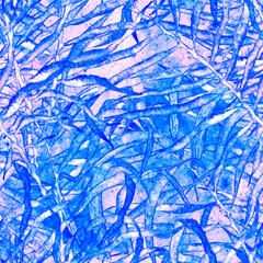 Palm leaves seamless pattern. Fashion hand drawn 